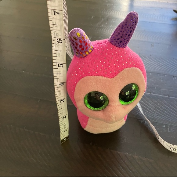 3/$18 - Ty Beanie Boos | Scotter the pink snail stuffed animal - Picture 2 of 7